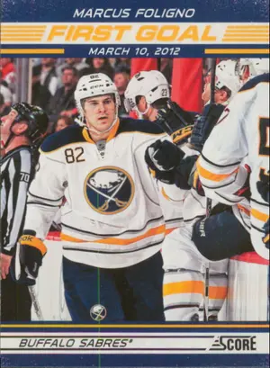 2012-13 SCORE - MARCUS FOLIGNO #FG22 FIRST GOAL