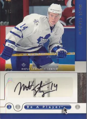 2005-06 BE A PLAYER - MATT STAJAN #MS SIGNATURES