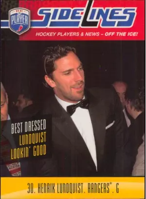 2009-10 BE A PLAYER - HENRIK LUNDQVIST #S14 SIDELINES