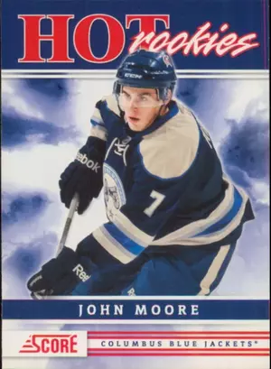 2011-12 SCORE - JOHN MOORE #506 ROOKIE