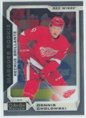 2018-19 O-PEE-CHEE PLATINUM - DENNIS CHOLOWSKI #195 MARQUEE ROOKIE