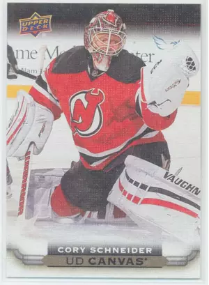 2015-16 UPPER DECK - CORY SCHNEIDER #C52 CANVAS