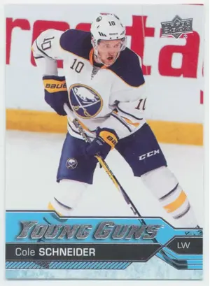 2016-17 UPPER DECK - COLE SCHNEIDER #517 YOUNG GUNS