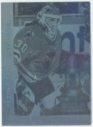 1991-92 UPPER DECK - ED BELFOUR #AW7 AWARD WINNER HOLOGRAM