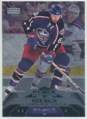 2007-08 BLACK DIAMOND - RICK NASH #134 TRIPLE DIAMOND