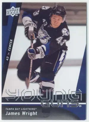 2009-10 UPPER DECK - JAMES WRIGHT #243 YOUNG GUNS