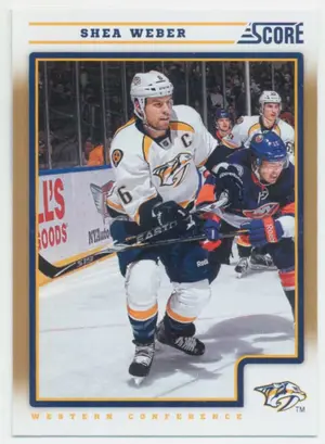 2012-13 SCORE - SHEA WEBER #268 GOLD