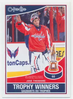 2010-11 O-PEE-CHEE - JOSE THEODORE #TW-9 TROPHY WINNERS