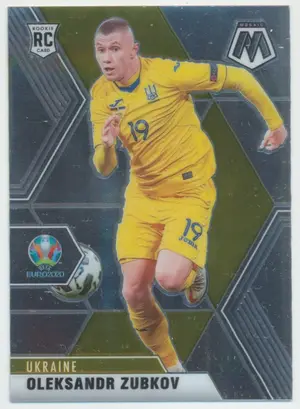 2020-21 Panini Mosaic UEFA Euro Soccer - Oleksandr Zubkov #189 Rookie