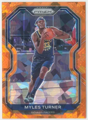 2020-21 Prizm - Myles Turner Orange Ice Prizm Parallel #240
