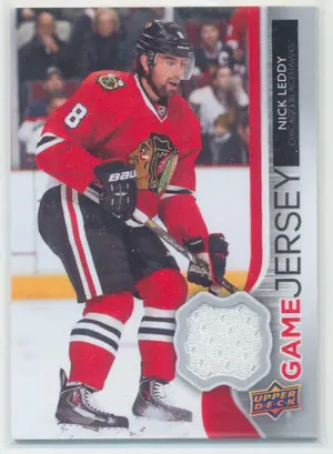 2014-15 UPPER DECK - NICK LEDDY #GJ-NL GAME JERSEY