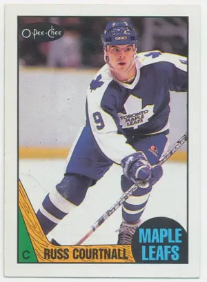 1987-88 O-Pee-Chee - Russ Courtnall #62