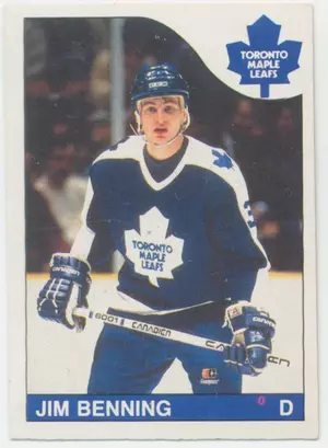 1985-86 O-Pee-Chee - Jim Benning #250