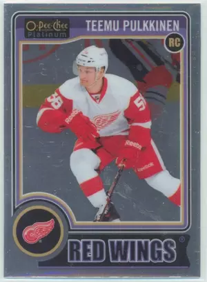 2014-15 O-PEE-CHEE PLATINUM - TEEMU PULKKINEN #195 ROOKIE