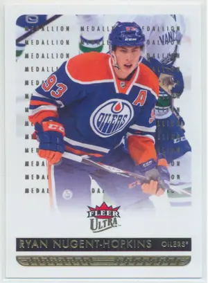 2014-15 FLEER ULTRA - RYAN NUGENT-HOPKINS #75 GOLD MEDALLION