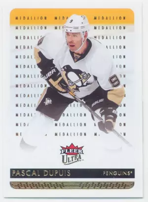 2014-15 FLEER ULTRA - PASCAL DUPUIS #148 GOLD MEDALLION