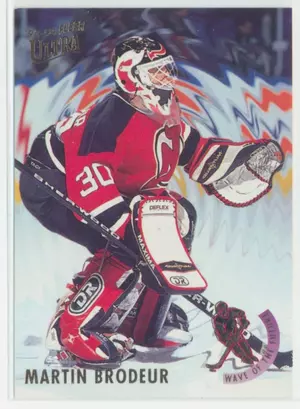 1993-94 FLEER ULTRA - MARTIN BRODEUR #2 WAVE OF THE FUTURE