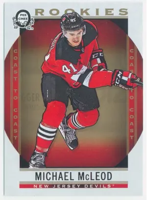 2018-19 O-PEE-CHEE COAST TO COAST - MICHAEL McLEOD #166 ROOKIE