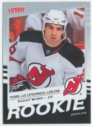 2008-09 VICTORY - PIERRE-LUC LETOURNEAU-LEBLOND #310 ROOKIE