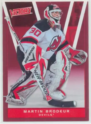 2010-11 VICTORY - MARTIN BRODEUR #112 RED