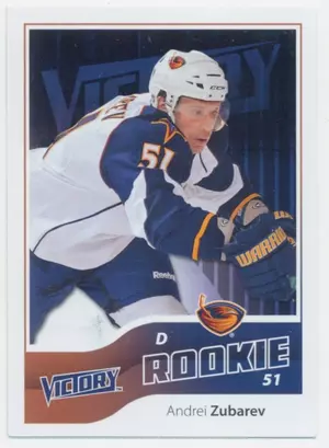 2011-12 VICTORY - ANDREI ZUBAREV #204 ROOKIE