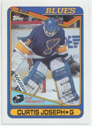 1990-91 TOPPS - CURTIS JOSEPH #171 TOP PROSPECT RC