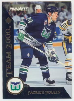 1992-93 PINNACLE (CDN) - PATRICK POULIN #14 TEAM 2000