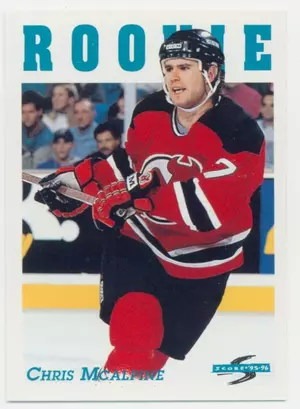 1995-96 SCORE - CHRIS McALPINE #293 ROOKIE