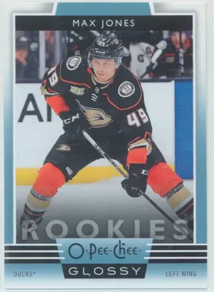 2019-20 UPPER DECK - MAX JONES #R-4 O-PEE-CHEE GLOSSY ROOKIES