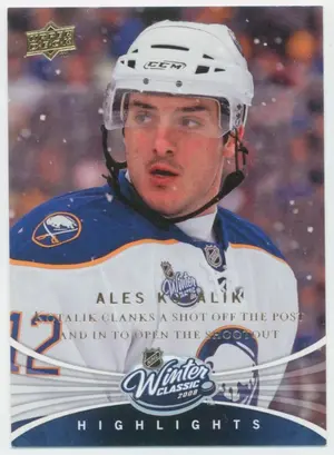 2008-09 UPPER DECK - ALES KOTALIK #WC4 WINTER CLASSIC