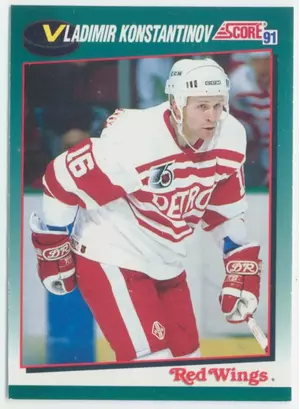 1991-92 SCORE ROOKIE TRADED (USA) - VLADIMIR KONSTANTINOV #109T RC