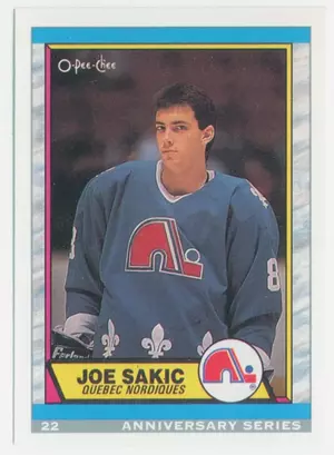 1992-93 O-PEE-CHEE - JOE SAKIC #22 ANNIVERSARY SERIES