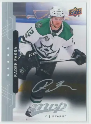 2018-19 MVP - RADEK FAKSA #191 SILVER SCRIPTS