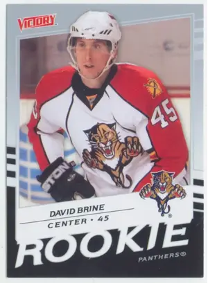 2008-09 VICTORY - DAVID BRINE #231 ROOKIE