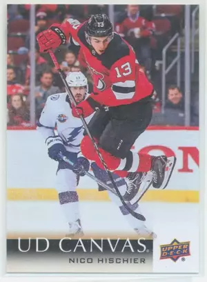 2018-19 UPPER DECK - NICO HISCHIER #C51 UD CANVAS