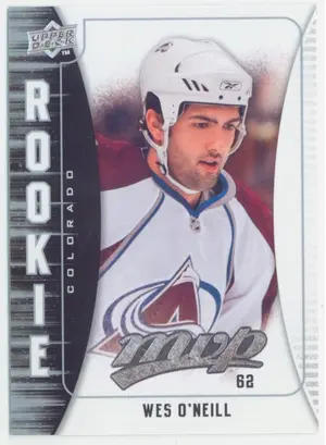 2009-10 MVP - WES O'NEILL #367 ROOKIE