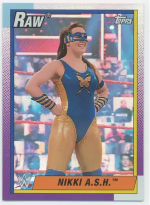 2021 Topps Heritage WWE - Nikki A.S.H. #31 Rainbow Foil