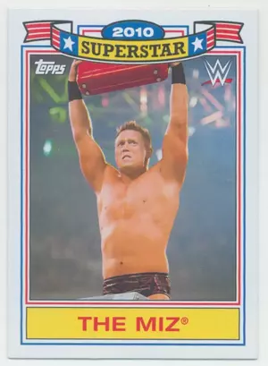 2021 Topps Heritage WWE - The Miz #TM-9 Superstar Tribute