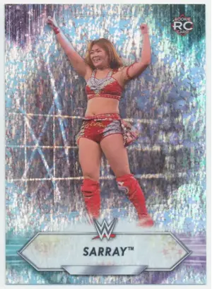 2021 Topps WWE - Sarray #187 RC Silver Foil Parallel