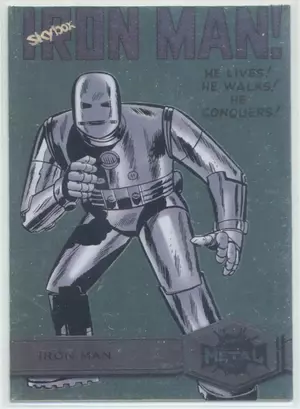 2021 Marvel Metal Universe Spider-Man - Iron Man #136