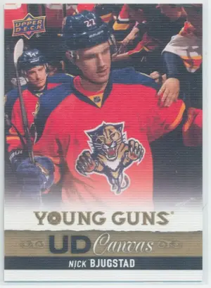 2013-14 UPPER DECK - NICK BJUGSTAD #C103 CANVAS YOUNG GUNS