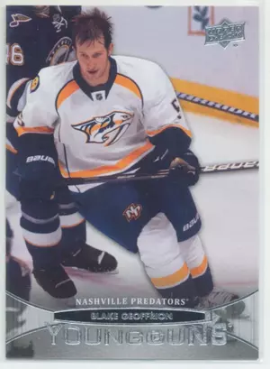 2011-12 UPPER DECK - BLAKE GEOFFRION #224 YOUNG GUNS