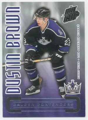 2003-04 PACIFIC QUEST FOR THE CUP - DUSTIN BROWN #10 CALDER CONTENDERS⚠️