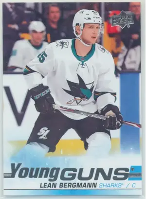 2019-20 UPPER DECK - LEAN BERGMANN #245 YOUNG GUNS