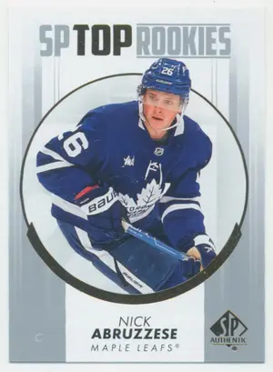 2022-23 SP AUTHENTIC - NICK ABRUZZESE #TR-22 TOP ROOKIES