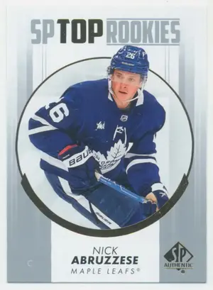 2022-23 SP AUTHENTIC - NICK ABRUZZESE #TR-22 TOP ROOKIES
