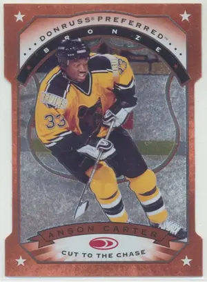 1997-98 DONRUSS PREFERRED - ANSON CARTER #29 CUT TO THE CHASE