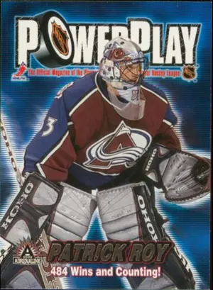 2001-02 ADRENALINE - PATRICK ROY #9 POWER PLAY
