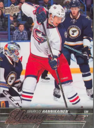 2015-16 UPPER DECK - MARKUS HANNIKAINEN #493 YOUNG GUNS