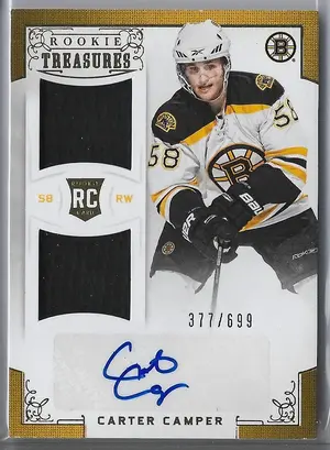 2012-13 Rookie Anthology #102 Carter Camper RC (377/699) *